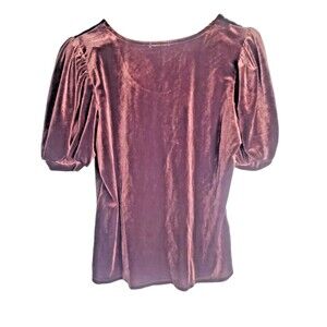 Maurices Plum Velvet Blouse